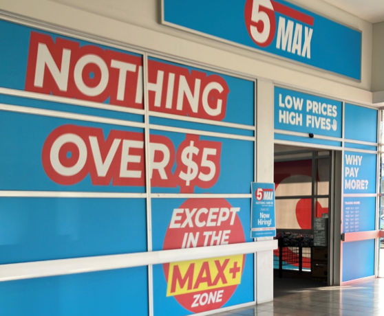 $5 MAX
